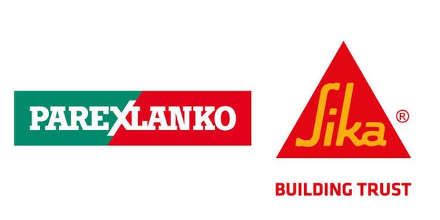 PAREX LANKO and Sika logos