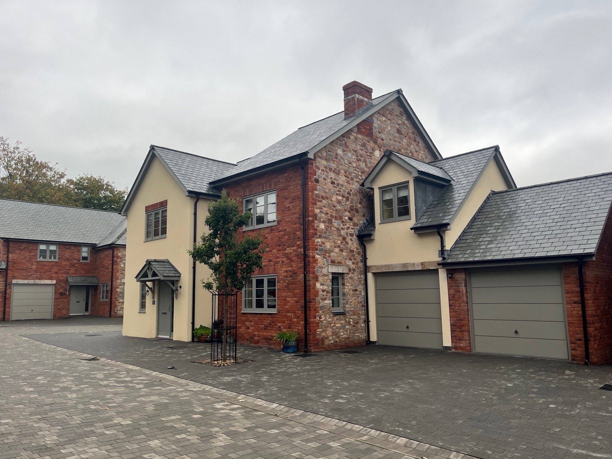 Traditional property with rendered elevations